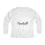 Women's Long Sleeve Performance V-neck Tee