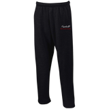 G123 Open Bottom Sweatpants with Pockets