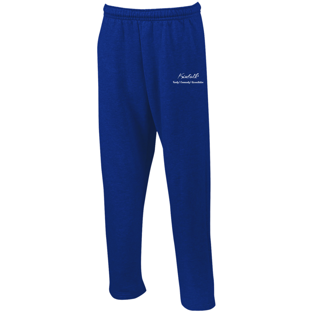 G123 Open Bottom Sweatpants with Pockets