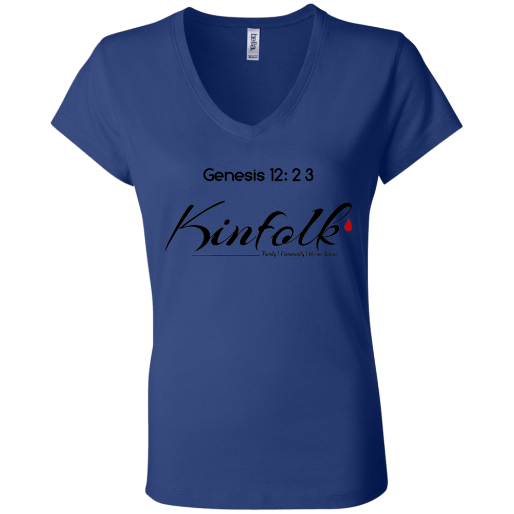 B6005 Ladies' Jersey V-Neck T-Shirt