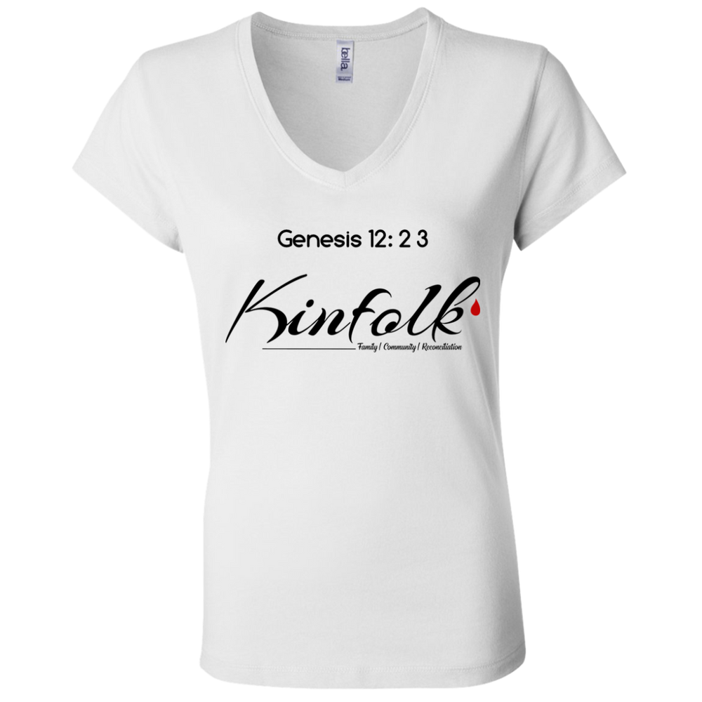 B6005 Ladies' Jersey V-Neck T-Shirt