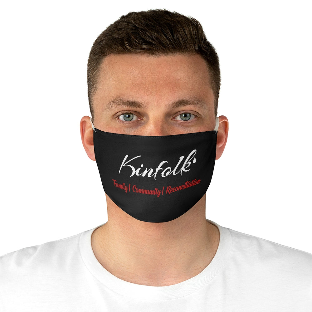 Black Kinfolk Fabric Face Mask